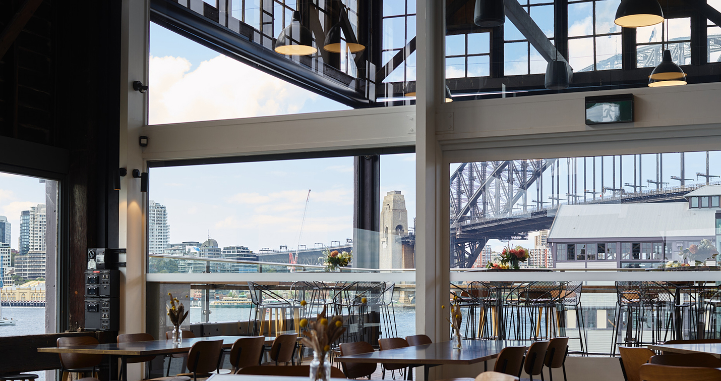 The Theatre Bar at the end of the Wharf Sydney Theatre Company